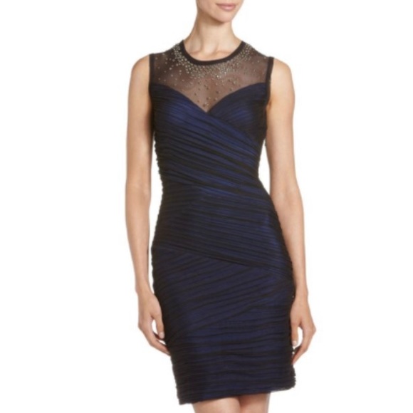 BCBGMaxAzria Dresses & Skirts - Blue/Black party dress